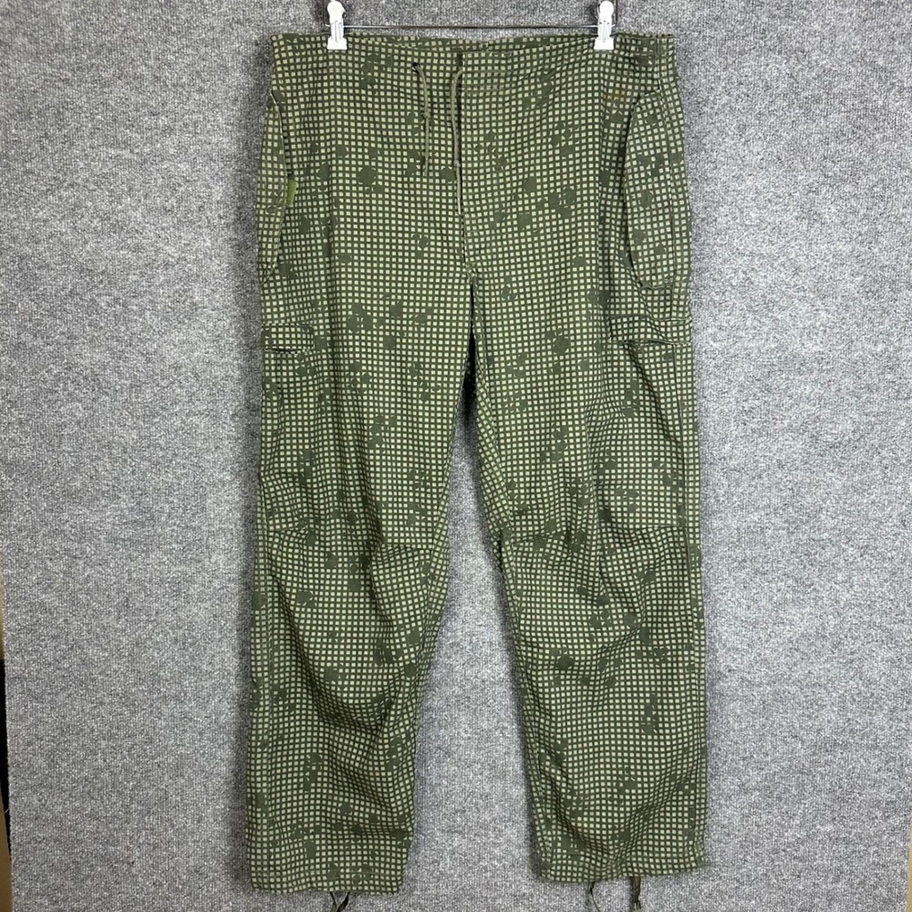 Military Trousers Night Camouflage Desert Mens Medium Regular Green Good Cargo